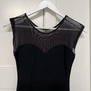 American Apparel mesh sweetheart dress